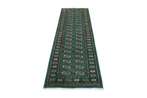 100% Wool Green Fine Pakistan Bokhara Rug Design Handknotted in Pakistan with a 10mm pile Image 4