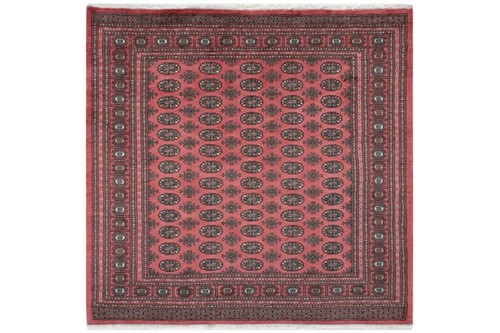100% Wool Rose Fine Pakistan Bokhara Rug Design Handknotted in Pakistan with a 10mm pile Image 5