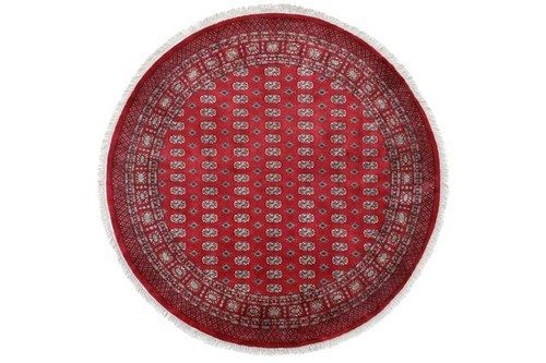 100% Wool Red Fine Pakistan Bokhara Rug Design Handknotted in Pakistan with a 10mm pile Image 5