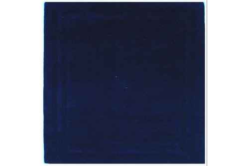 100% Wool Blue Lippa Plain Carved Indian Rug Design Handtufted in India with a 13mm pile Image 5