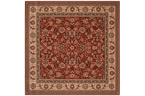 100% Wool Red Kashmir Woven Rug Design Machine Woven T5 Grade in Belgium with a 10mm pile Image 6