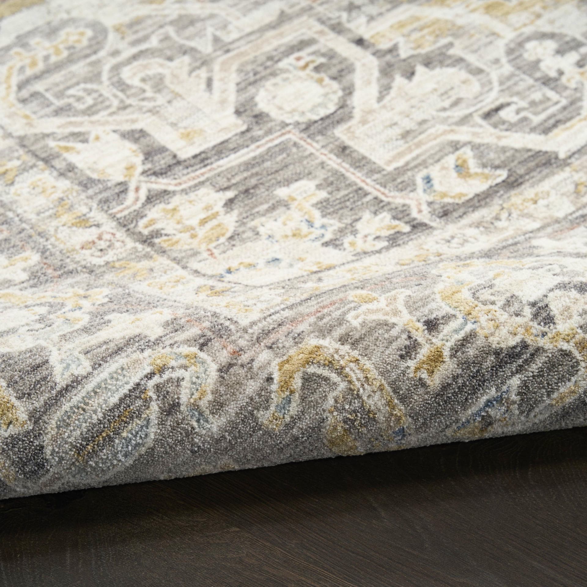 ANTIQUE FUSION - ANF01 - Ivory Charcoal rug, photo 4