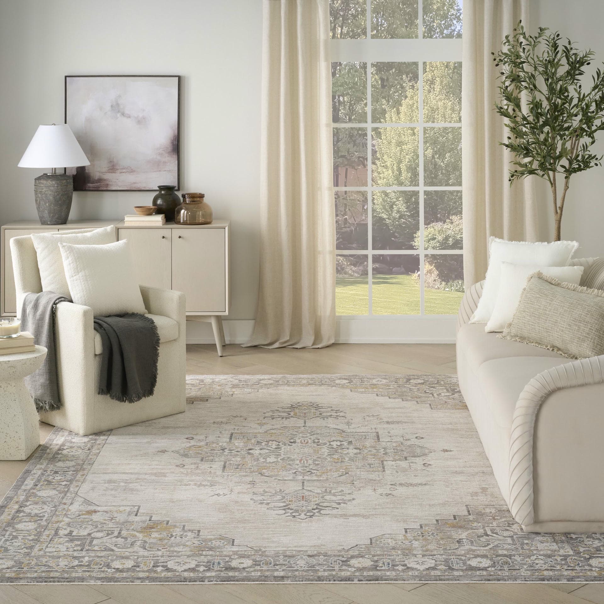 ANTIQUE FUSION - ANF01 - Ivory Charcoal