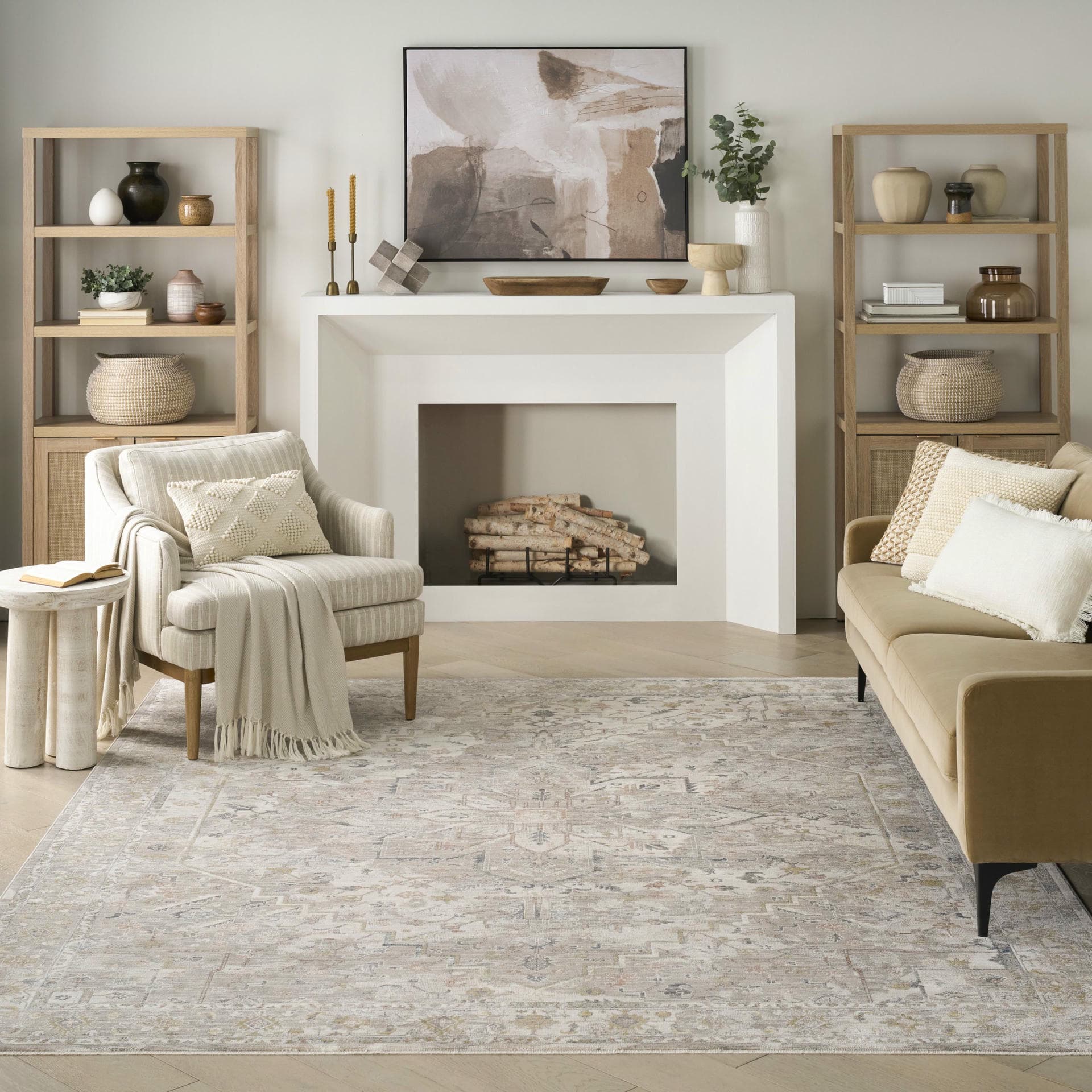ANTIQUE FUSION - ANF02 - Ivory Multicolour rug, photo 8