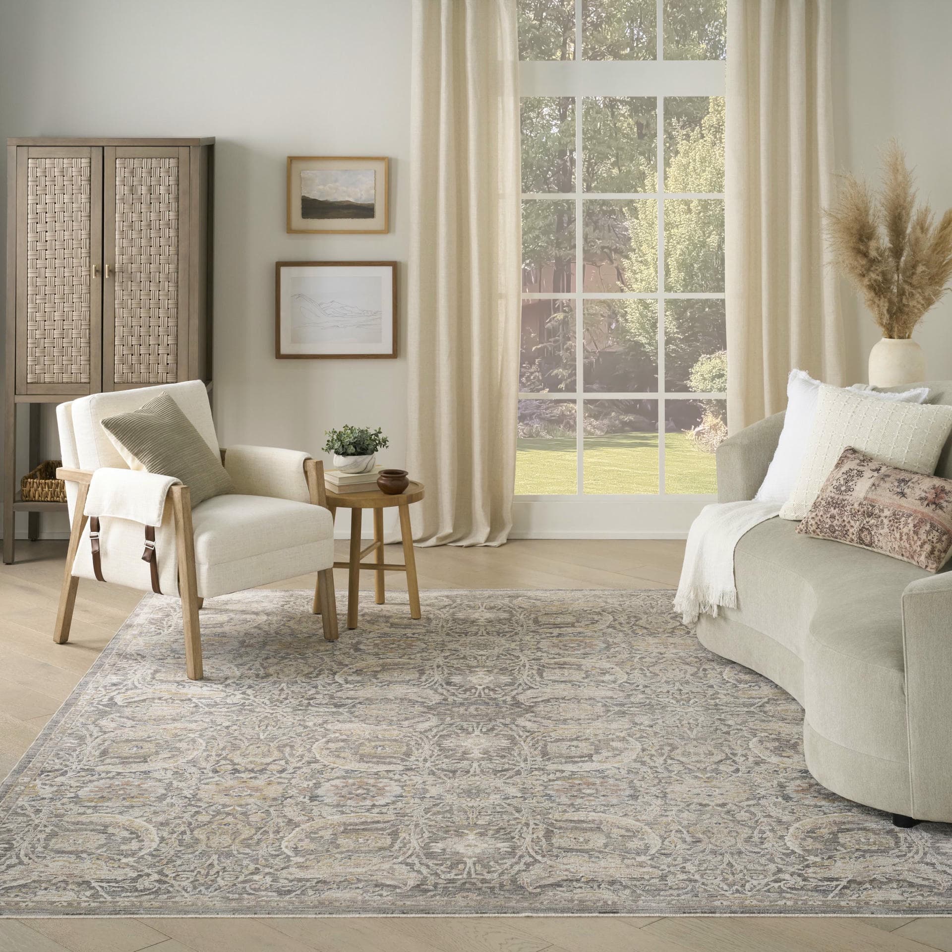 ANTIQUE FUSION - ANF03 - Charcoal Multicolour