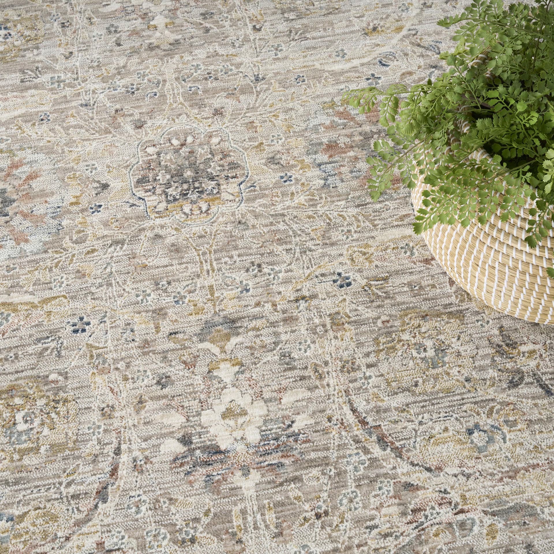 ANTIQUE FUSION - ANF03 - Light Grey rug, photo 6