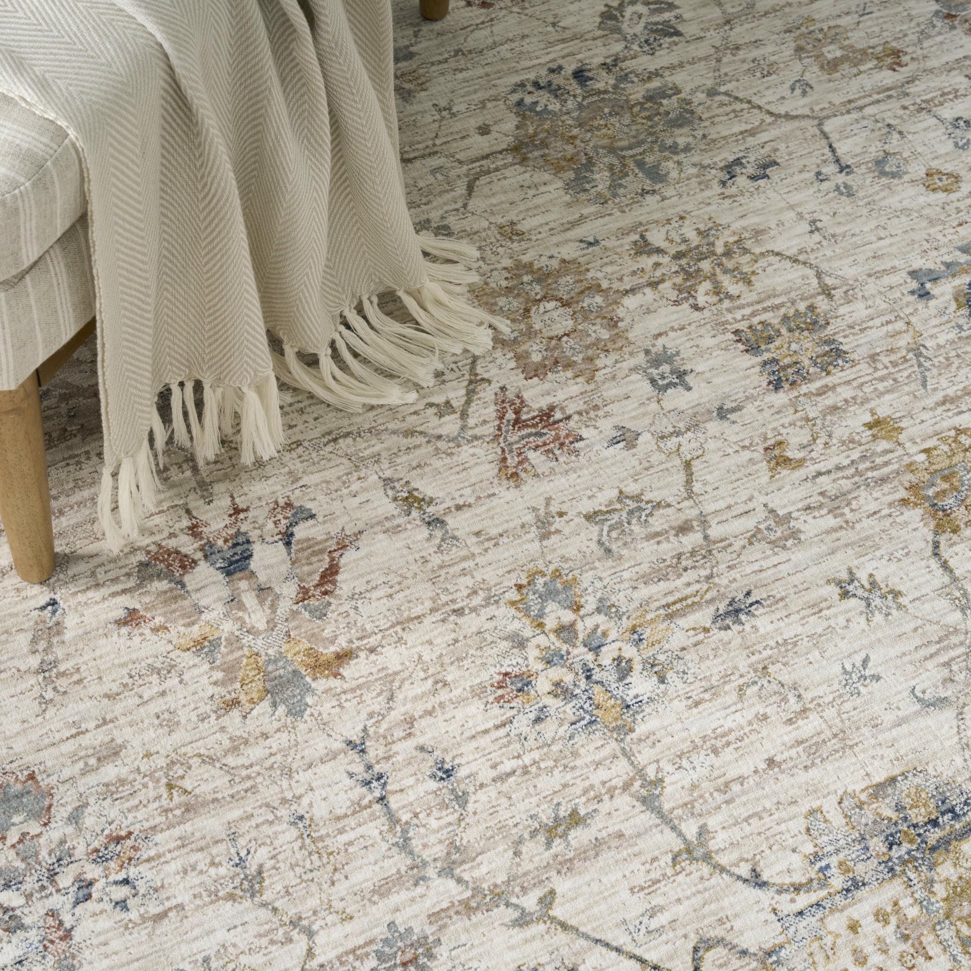 ANTIQUE FUSION - ANF04 - Ivory Multicolour rug, photo 4