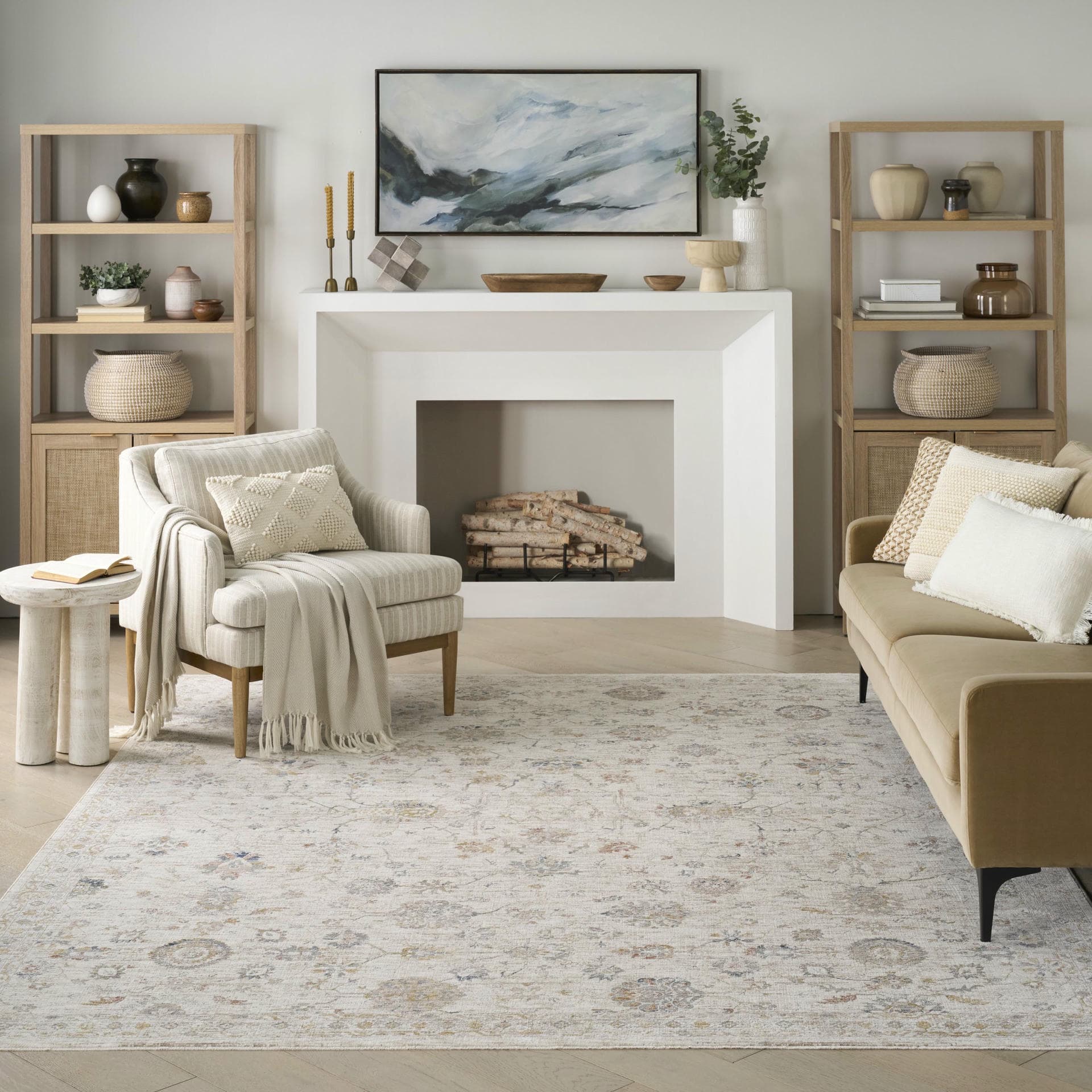 ANTIQUE FUSION - ANF04 - Ivory Multicolour rug, photo 6