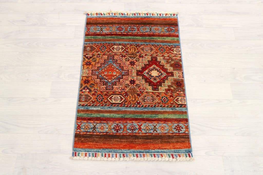 Fine Afghan Nomad Rug ANO006FIN 87x58