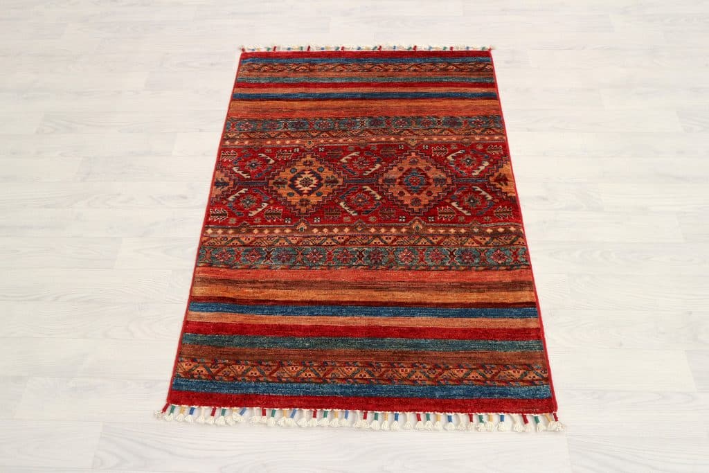 Fine Afghan Nomad Rug ANO011FIN 125x85