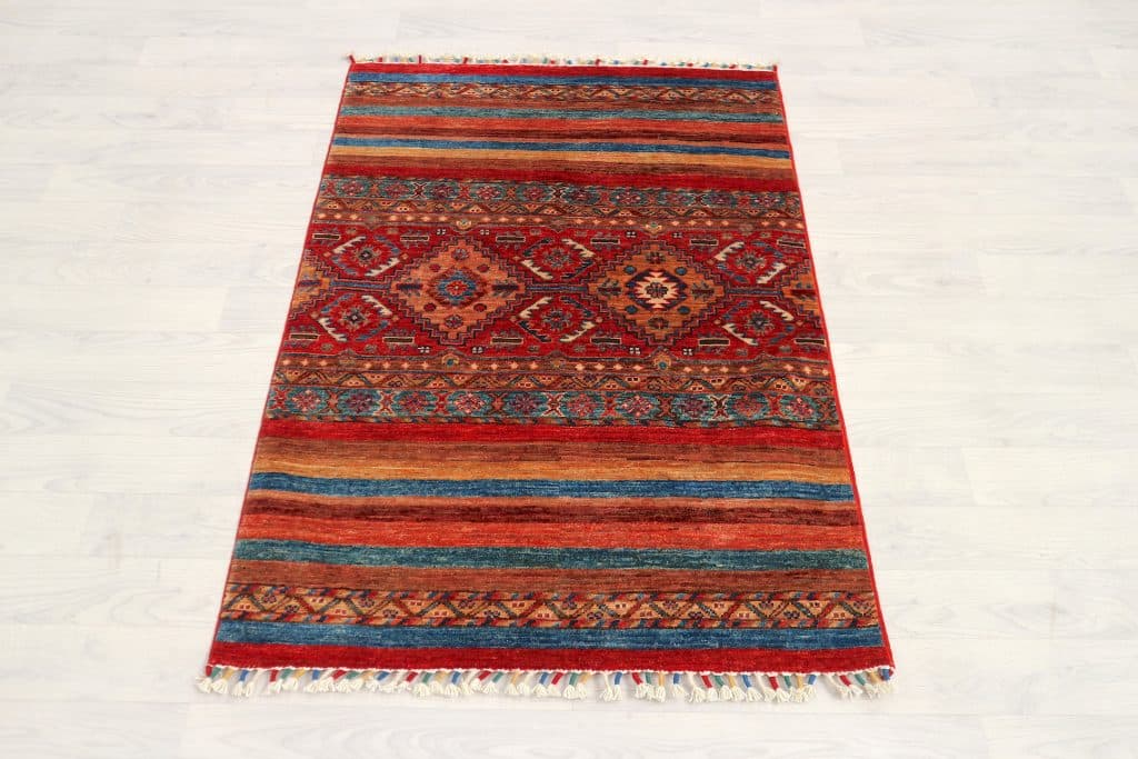 Fine Afghan Nomad Rug ANO011FIN 126x88