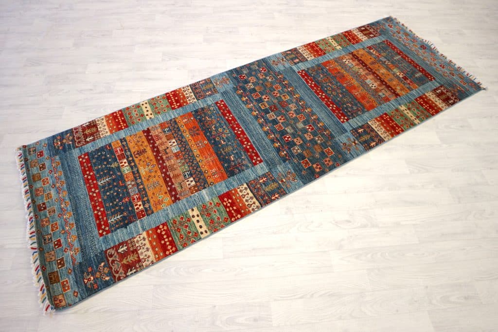 Fine Afghan Nomad Rug ANO048FIN 302x98