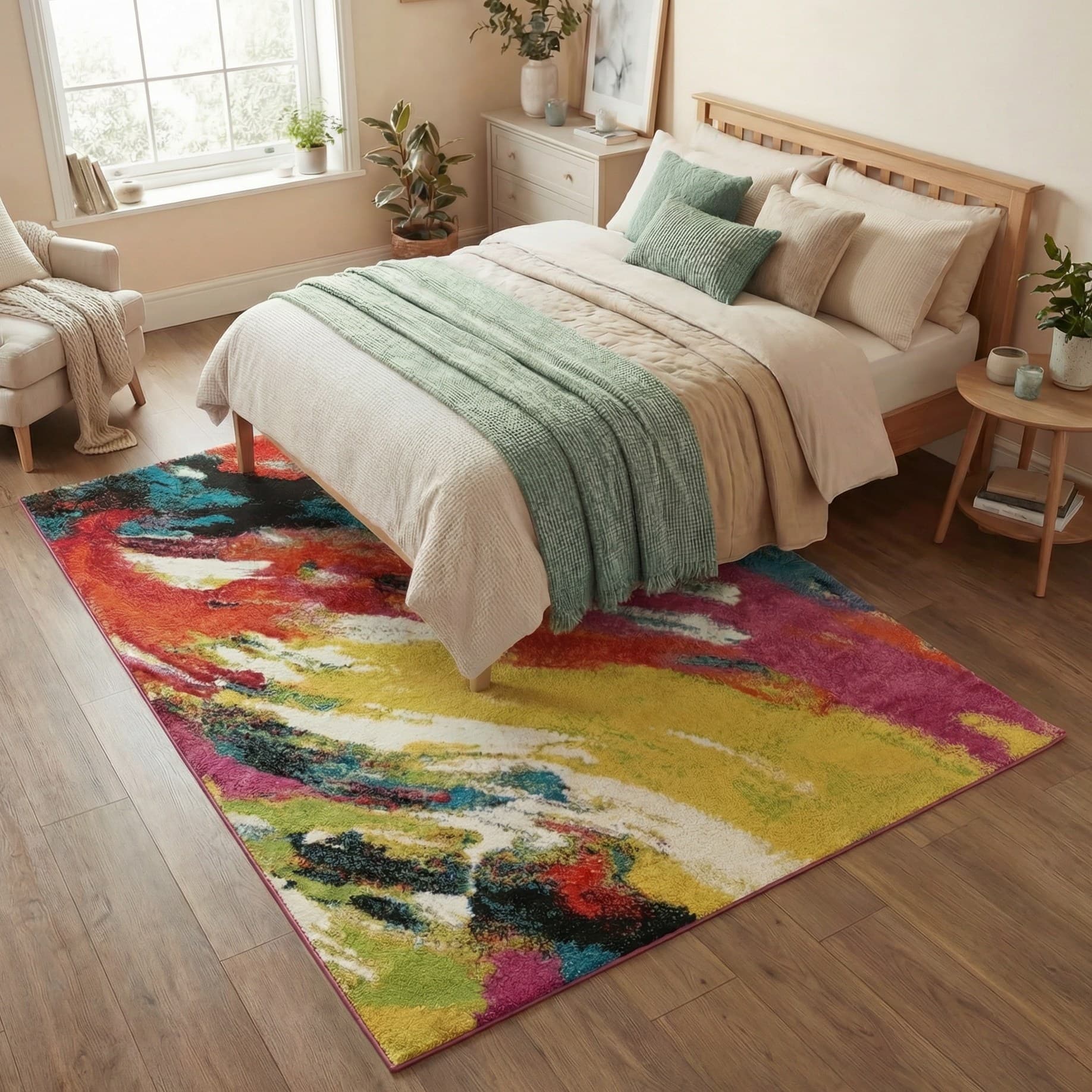 ART COLLECTION - ART102 - Multicolour rug, photo 4
