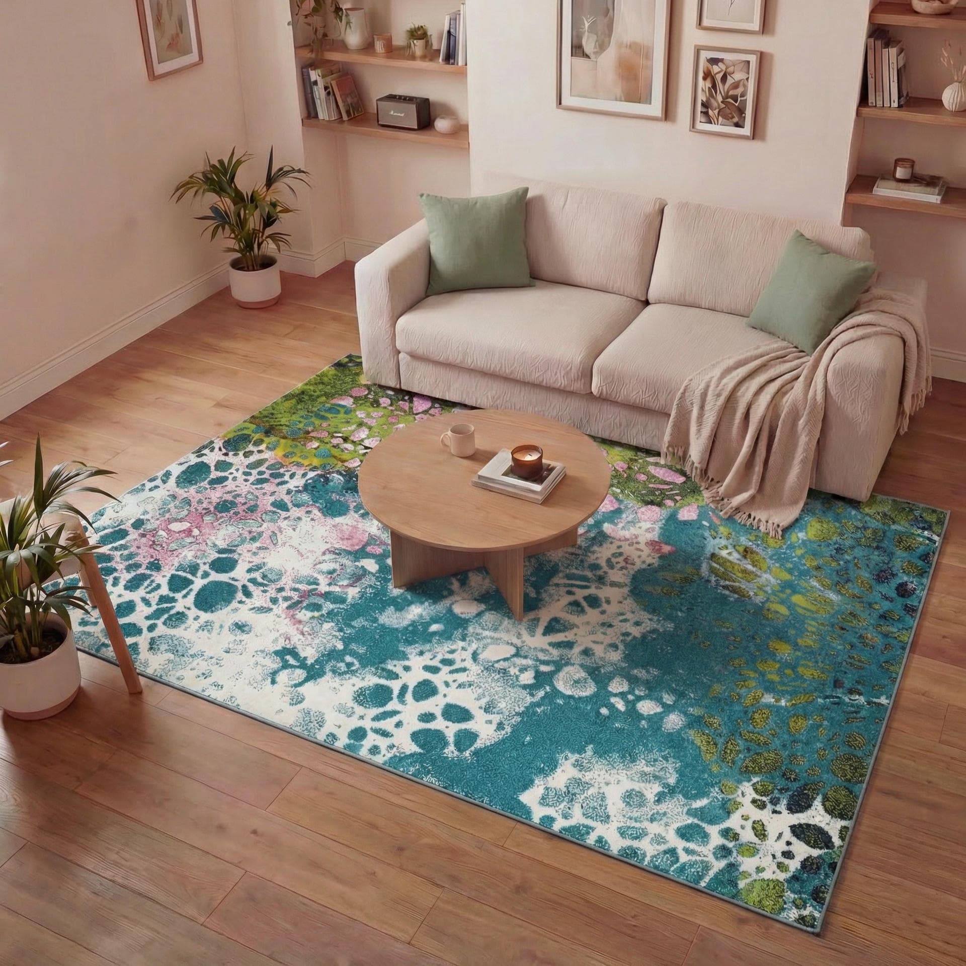 ART COLLECTION - ART103 - Blue rug, photo 2