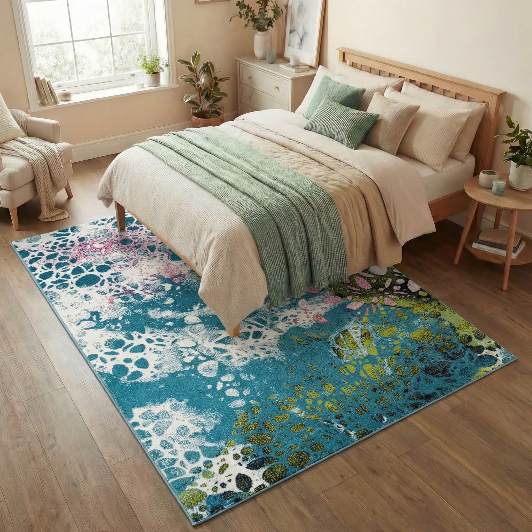 ART COLLECTION - ART103 - Blue rug, photo 4