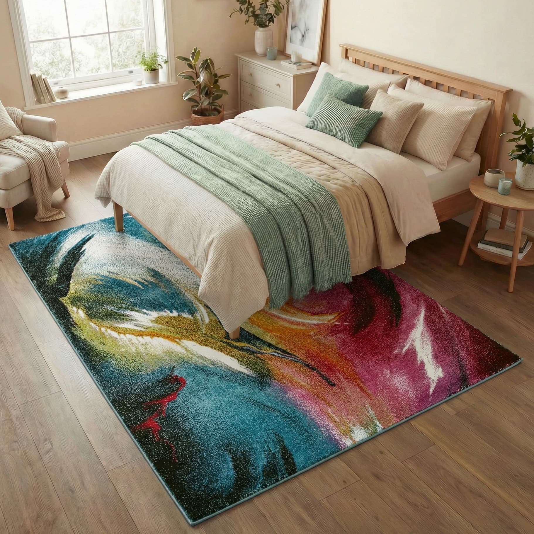 ART COLLECTION - ART104 - Multicolour rug, photo 4
