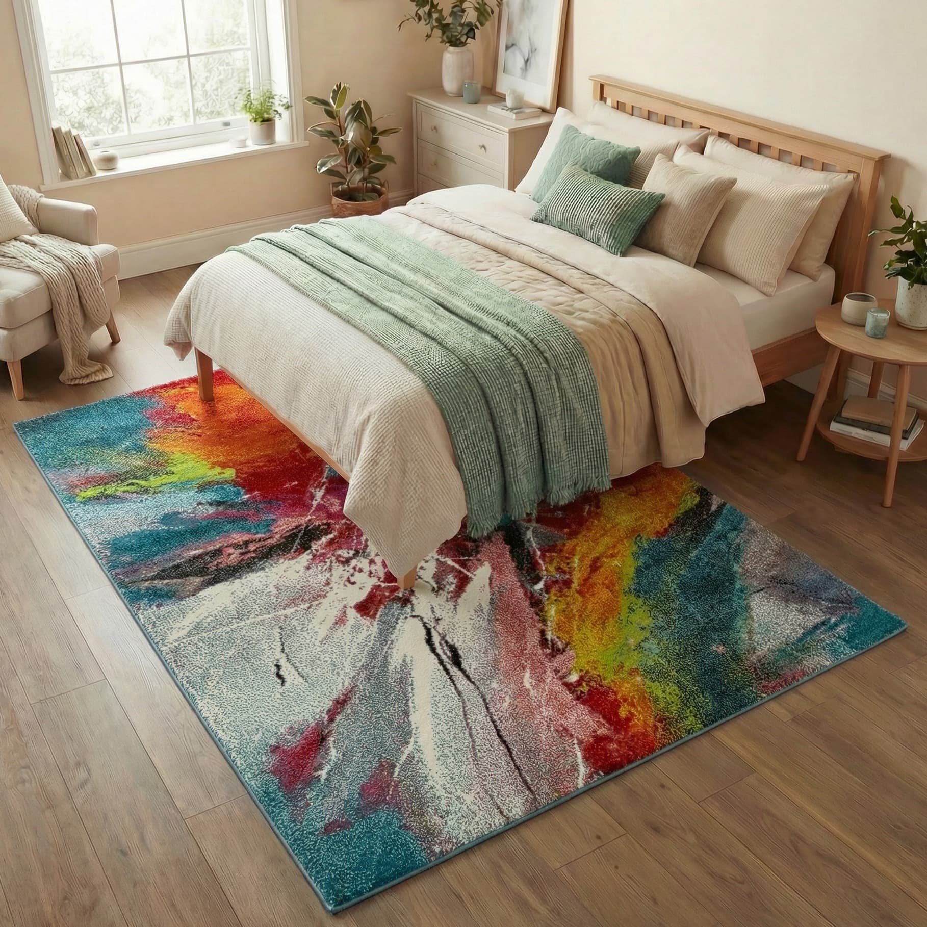 ART COLLECTION - ART105 - Multicolour rug, photo 4