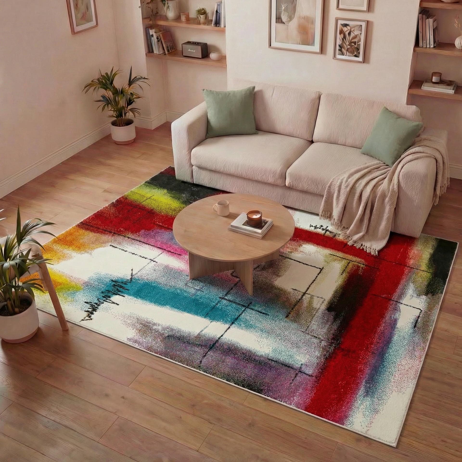 ART COLLECTION - ART106 - Multicolour rug, photo 2