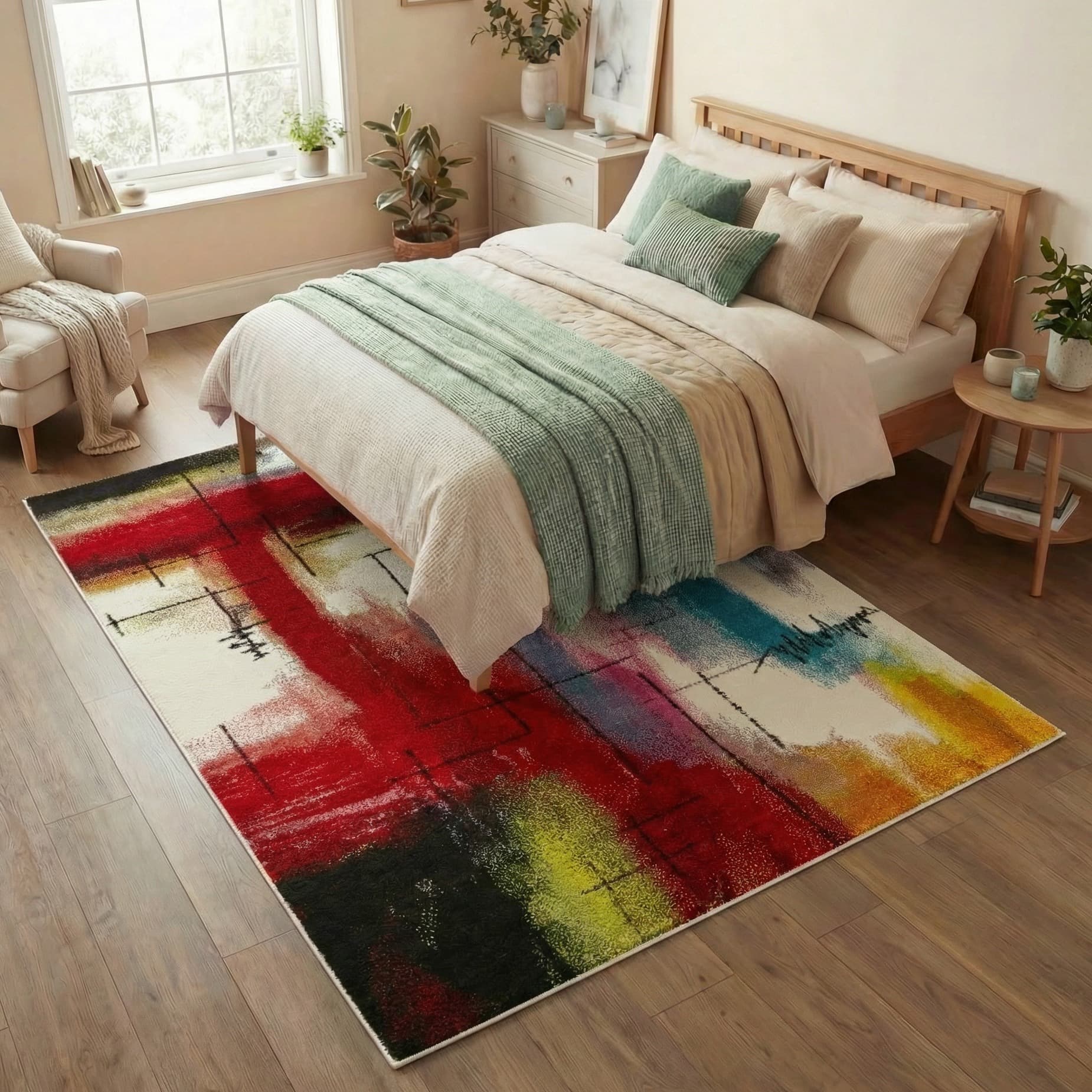 ART COLLECTION - ART106 - Multicolour rug, photo 4