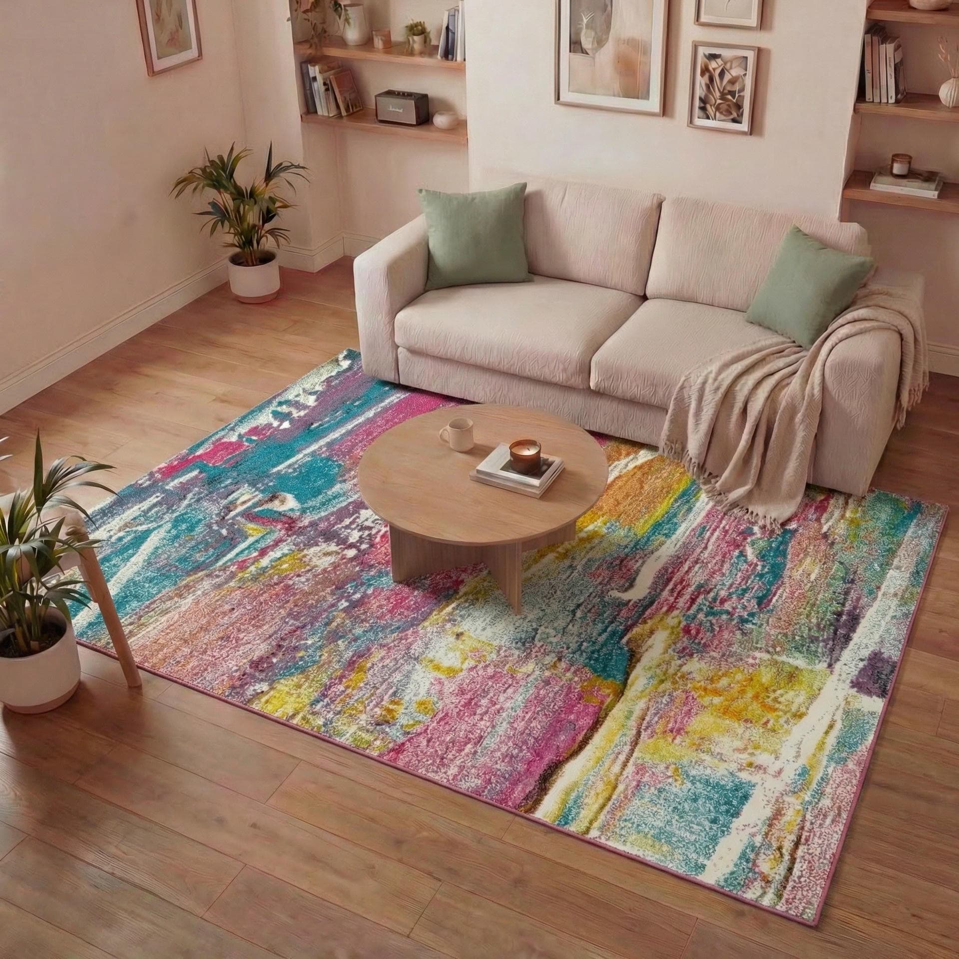 ART COLLECTION - ART107 - Light Multicolour rug, photo 2