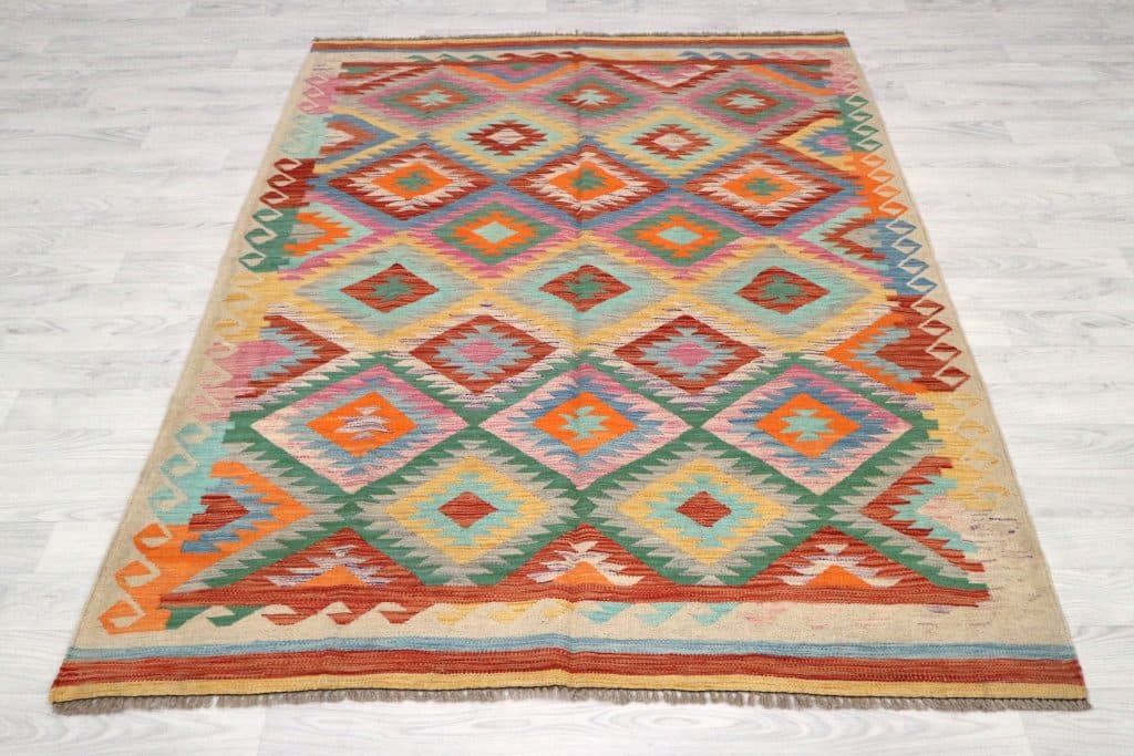 Afghan Ved Dye Kelim AVK019000 195 X 141