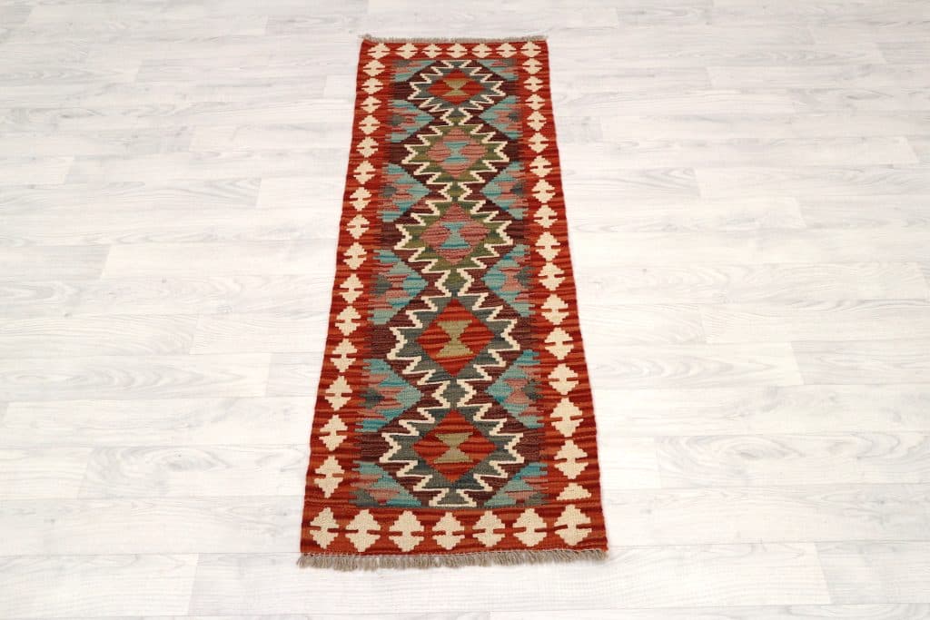 Afghan Veg Dyed Kelim AVK041000 145 x 49