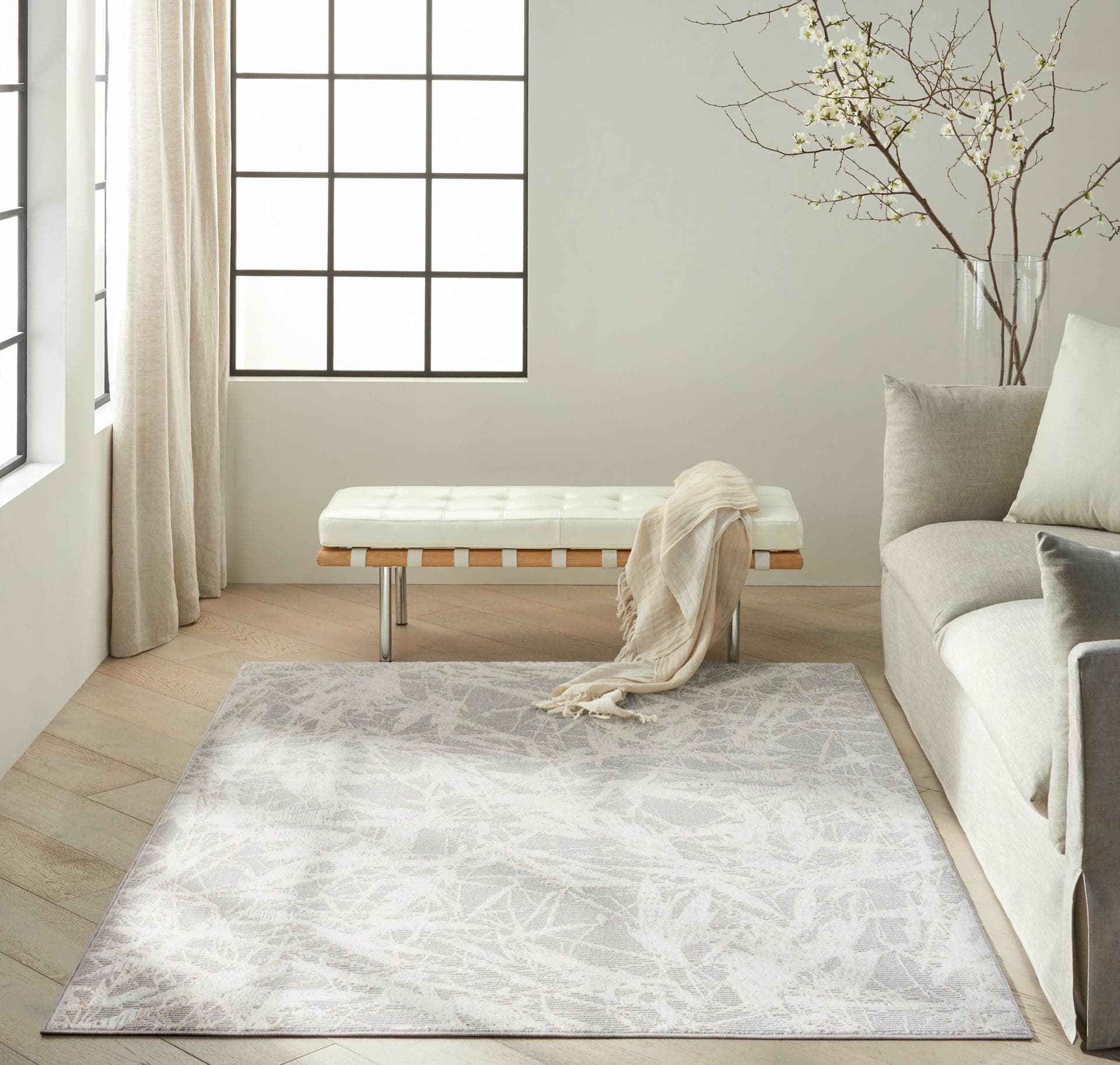 CK950 RUSH - CK956 - Grey Ivory rug, photo 10