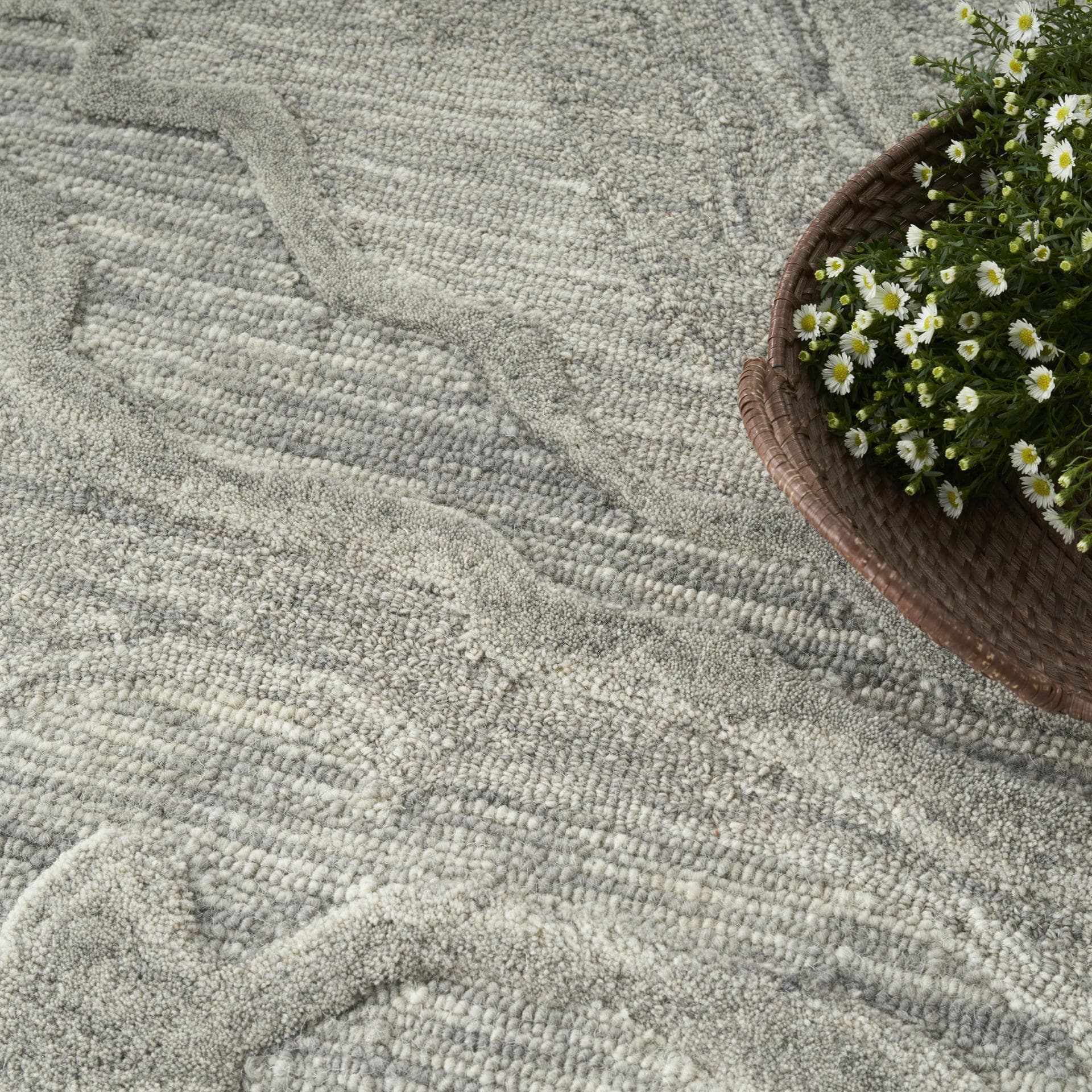 GRACEFUL - GRU01 - GREY rug, photo 11