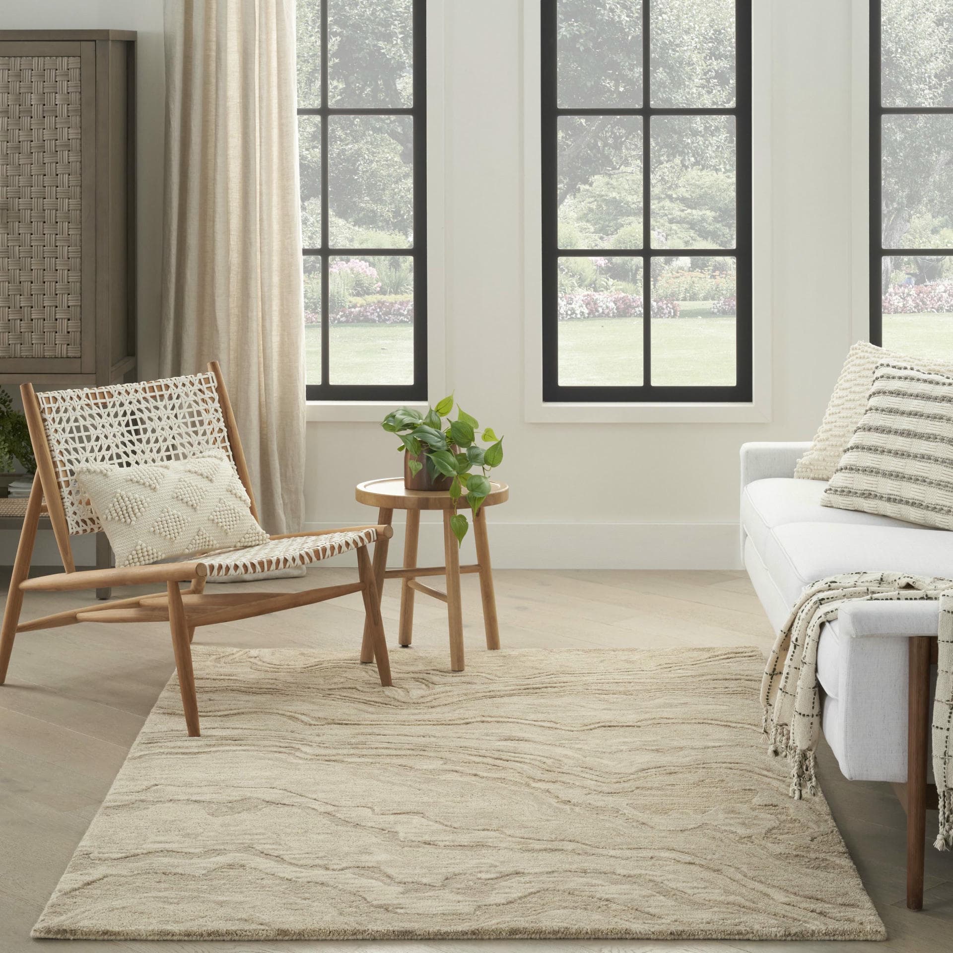 GRACEFUL - GRU01 - TAUPE rug, photo 6