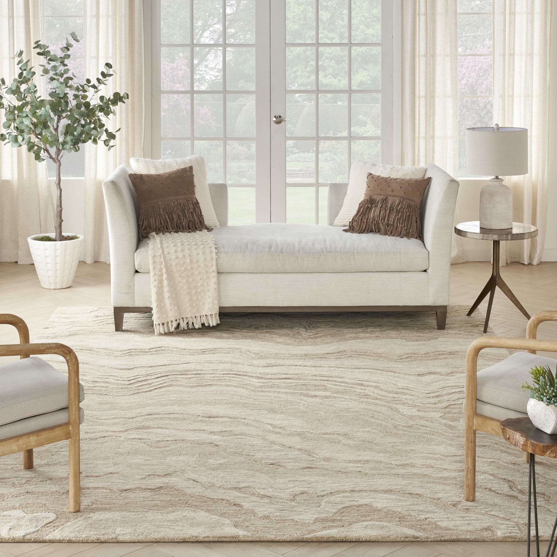 GRACEFUL - GRU01 - TAUPE rug, photo 8