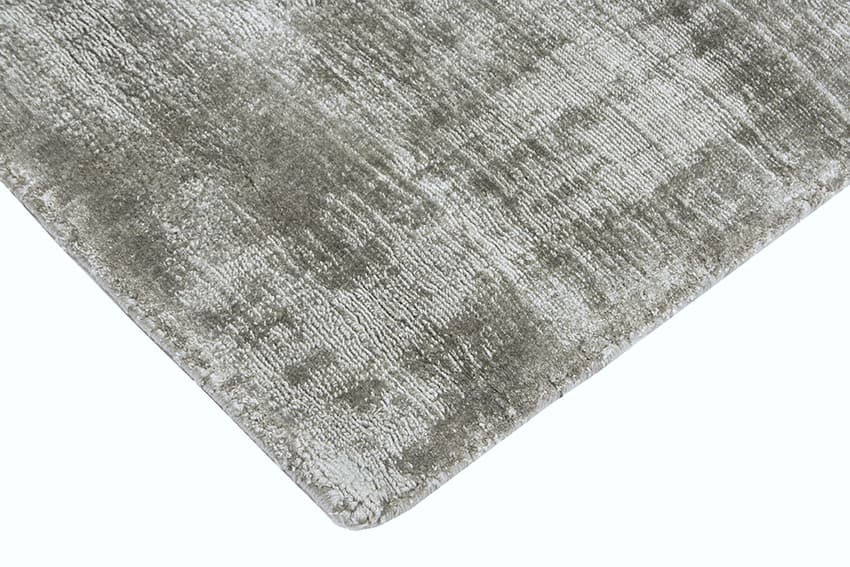 Lippa Tip Sheared rug - Grey - Plain sheen effect handmade rug HHV018009