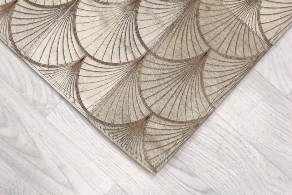 Designer Leather Rug ILS020MIX C 235 x 149
