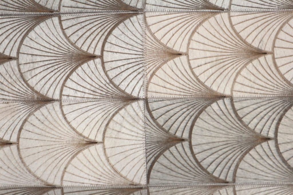 Designer Leather Rug ILS020MIX C 235 x 149