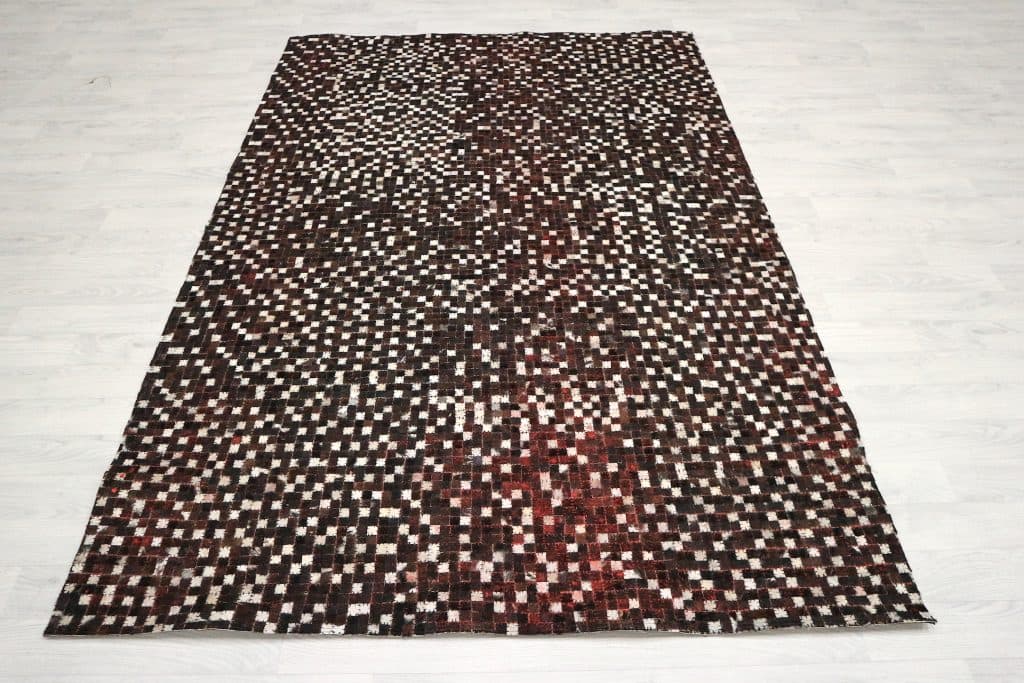 Designer Leather Rug ILS020MIX D 230 x 154
