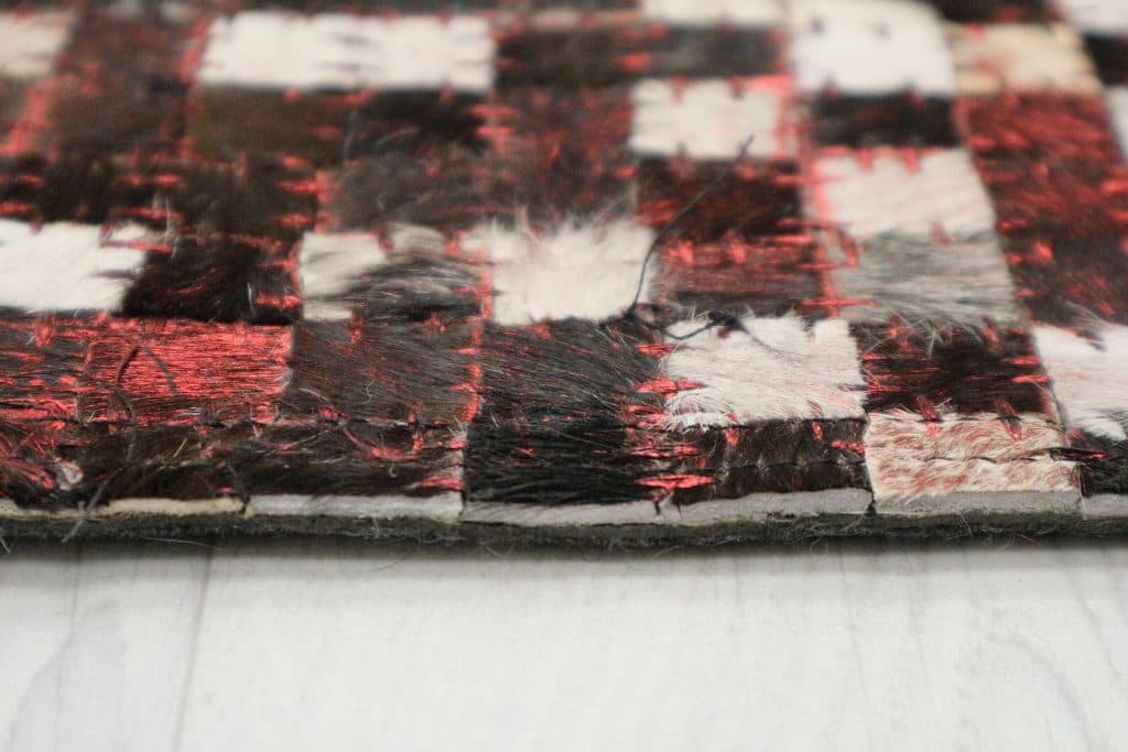 Designer Leather Rug ILS020MIX D 230 x 154