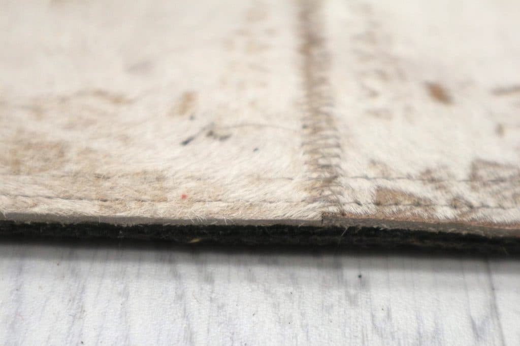 Designer Leather Rug ILS020MIX F 242 x 151