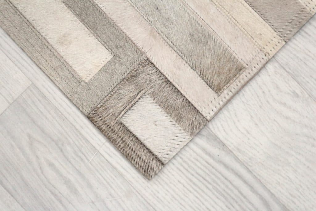 Designer Leather Rug ILS020MIX G 225 x 140