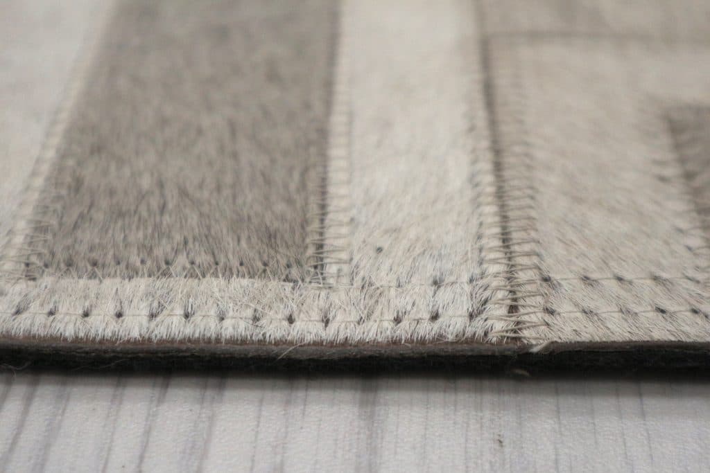 Designer Leather Rug ILS020MIX G 225 x 140