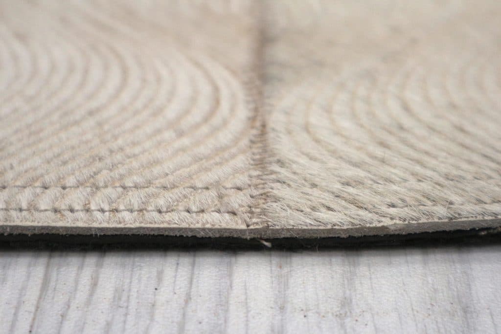 Designer Leather Rug ILS020MIX H 242 x 151
