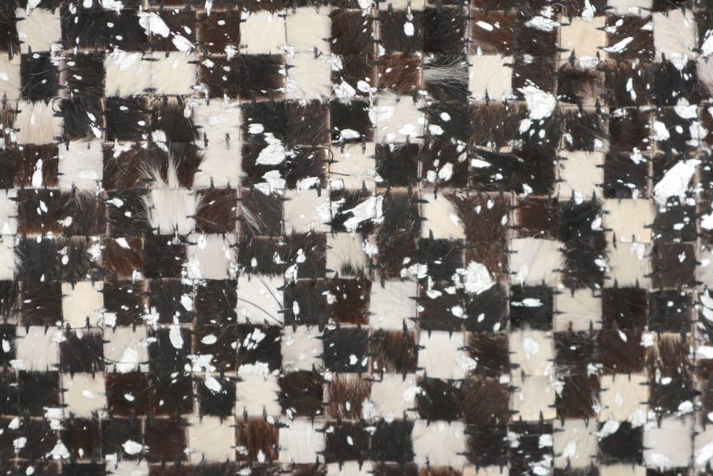 Designer Leather Rug ILS020MIX I 242 x 156