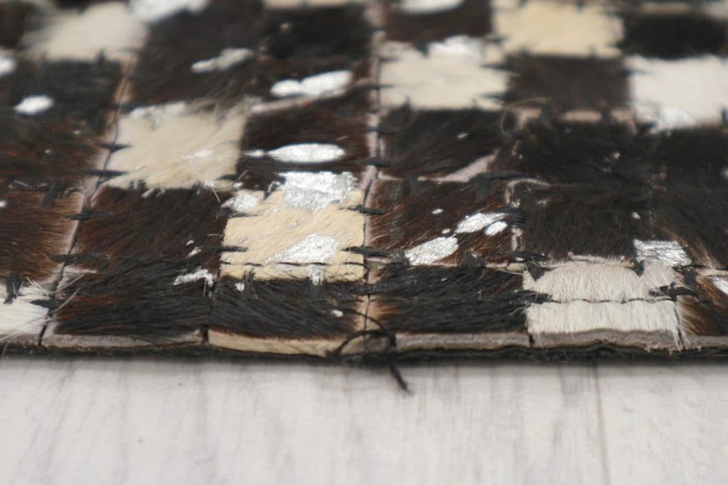 Designer Leather Rug ILS020MIX I 242 x 156