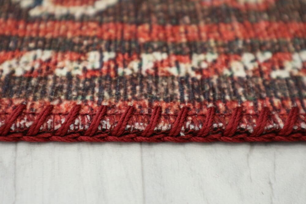 Pippur Printed Rug - Red - ZDB018703