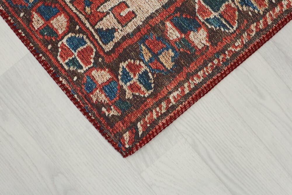 Pippur Printed Rug - Red - ZDB018703