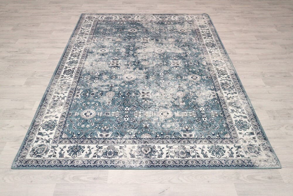 Pippur Printed Rug - Blue - ZDB027710
