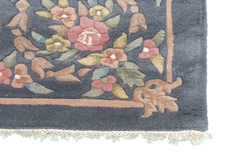 Mahal Indian Rug - Handknotted Floral design Indian rug MAH034021 513 x 326