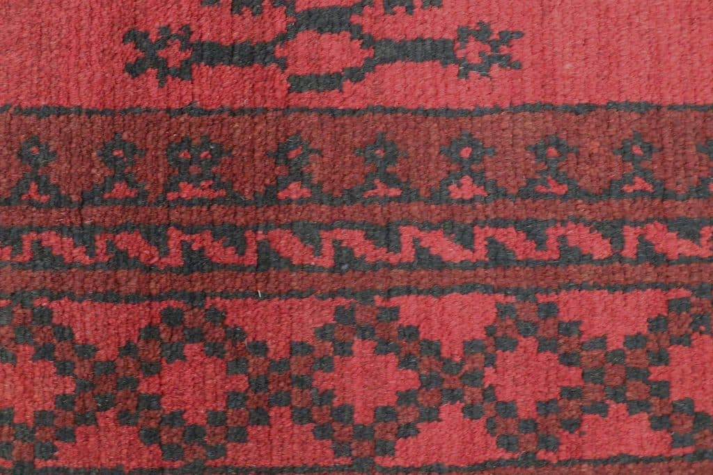 Fine Afghan Red Rug ARE042000 187x84