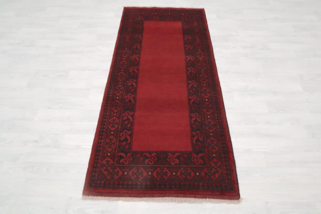 Fine Afghan Red Rug ARE042000 194x87