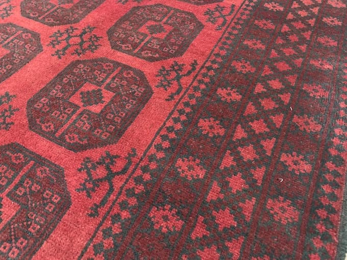 Afghan Red Rug ARE019000 190 X 143
