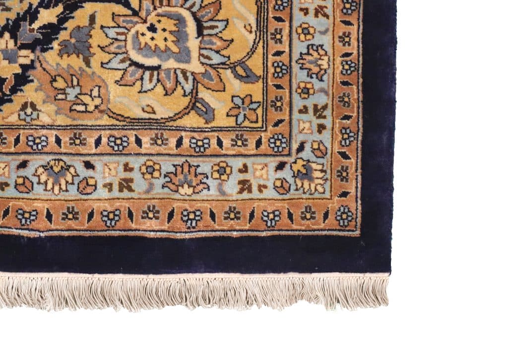 Very fine indo Persian - Blue - Handknotted rug with Persian design IPF030004 452 x 307