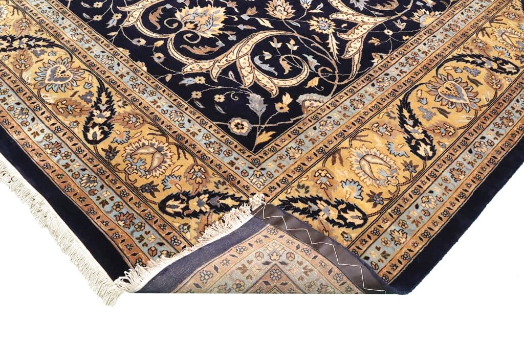 Very fine indo Persian - Blue - Handknotted rug with Persian design IPF030004 452 x 307